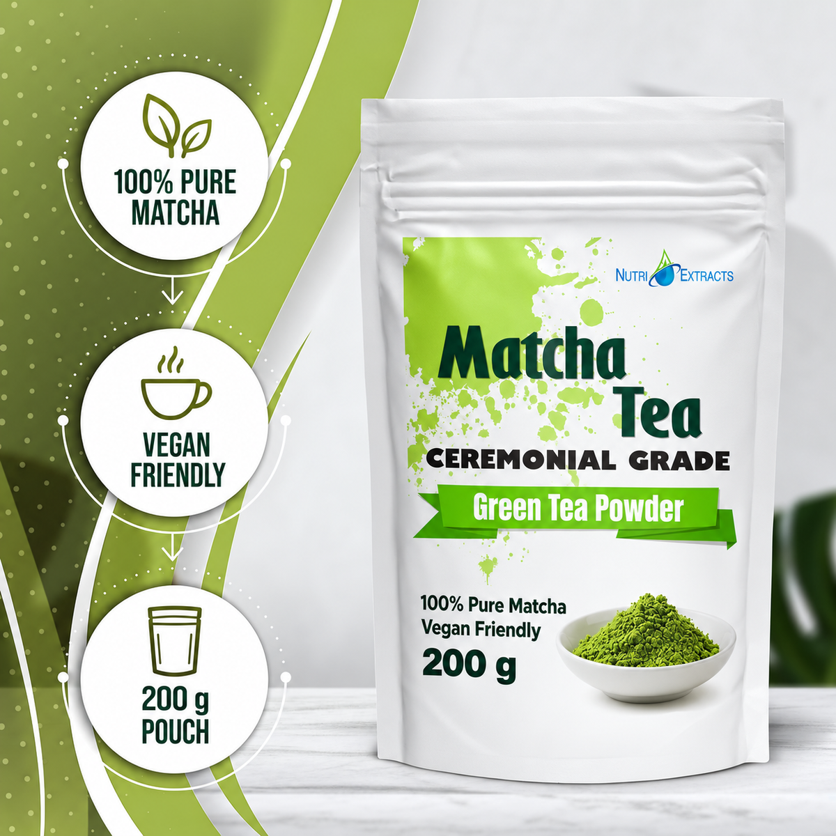 Ceremonial Matcha 200g x 5-Pack Bulk Supply 1kg – for Cafes & Smoothie Bars