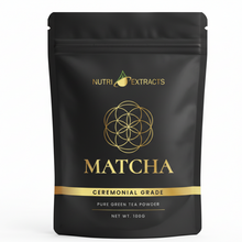 Load image into Gallery viewer, Matcha Green Tea Powder Ceremonial Grade - 100g (Up to 100 Servings) | Ideal for Lattes, Smoothies, Energy, Focus &amp; Detox