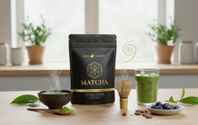 Load image into Gallery viewer, Matcha Green Tea Powder Ceremonial Grade - 100g (Up to 100 Servings) | Ideal for Lattes, Smoothies, Energy, Focus &amp; Detox