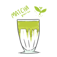 MATCHA TEA CUP SUMMER MATCHA LATTE DRINK ANITOXIDANT TEA DETOX 